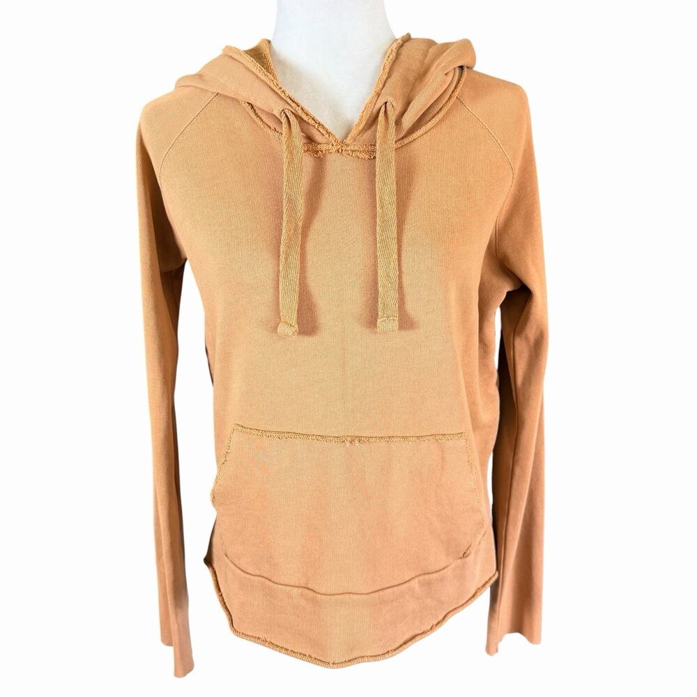 Frank And Eileen Womens Melanie Essential Hoodie Brown S LAB533LF Athleisure